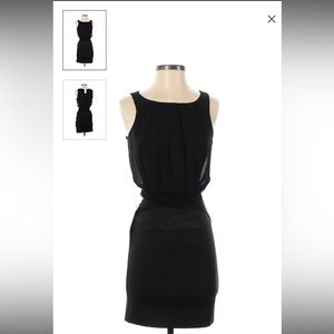 Bebe multi media jacquard dress